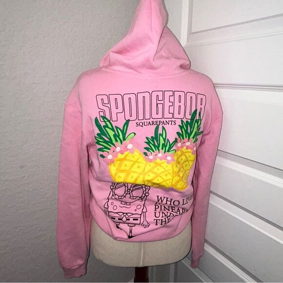 Nickelodeon Spongebob SquarePants Graphic Hooded Sweatshirt - Picture 4 of 13